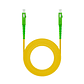Nanocable Cable fibra SC/APC LSZH Amarillo 15m - Miniatura 1