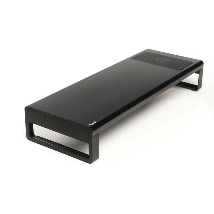 iggual Soporte elevador monitor + HUBx4p +carga Qi 2