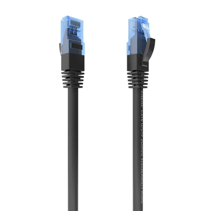 Aisens Cable RJ45 CAT.6 UTP AWG26 CCA Negro 0.75m 1
