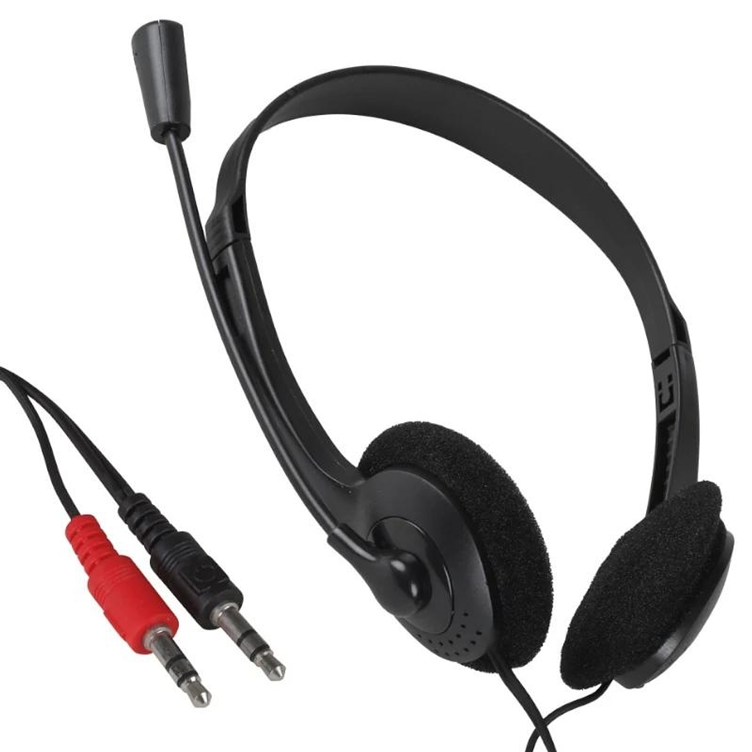 iggual Auriculares con micro 2 x 3.5 mm EASY CALL 1