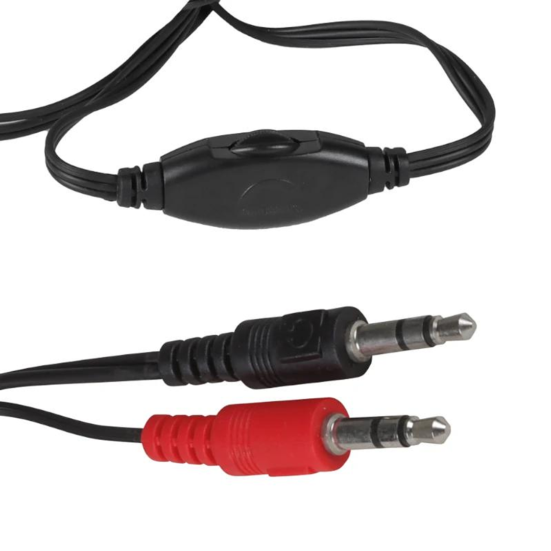 iggual Auriculares con micro 2 x 3.5 mm EASY CALL 3