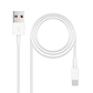 Nanocable Cable de datos/carga LIGHTNING/USB 1 M - Miniatura 2