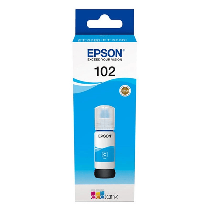 Epson Botella Tinta Ecotank 102 Cyan 1