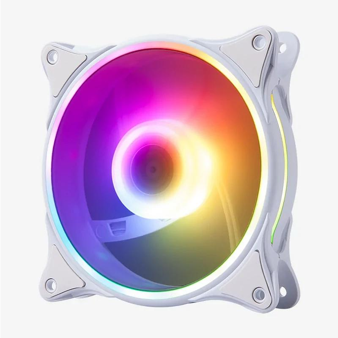 Hiditec Ventilador Gaming ARGB-N-18 WHITE 120 MM 2
