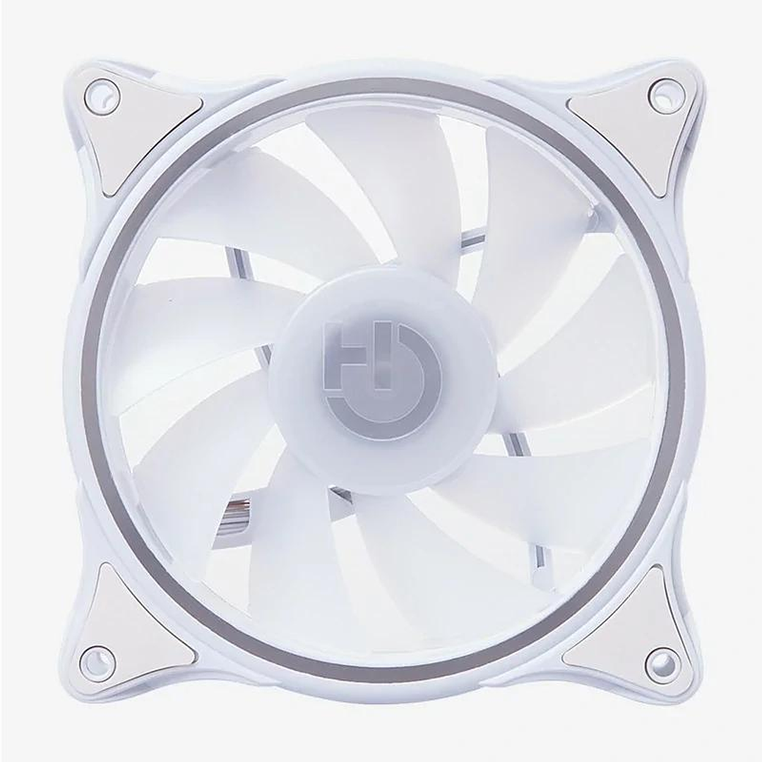 Hiditec Ventilador Gaming ARGB-N-18 WHITE 120 MM 3
