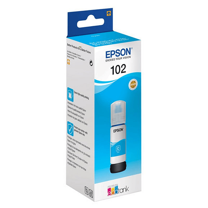 Epson Botella Tinta Ecotank 102 Cyan 3