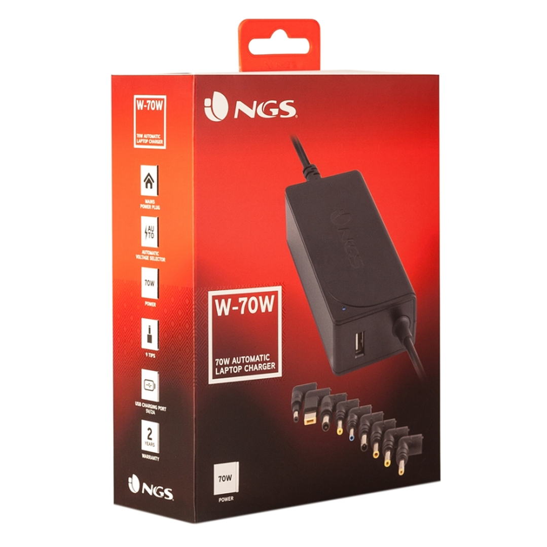 NGS Cargador Portatil Sliml W-70 3
