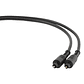 Gembird Cable Audio Optico Toslink 1 Mts Negro - thumbnail 1