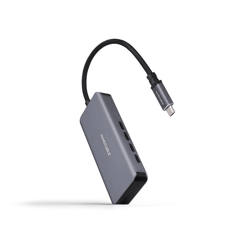 Nanocable HUB USB-C/M a 3xUSB-C/H ALUMINIO 10 cm 1