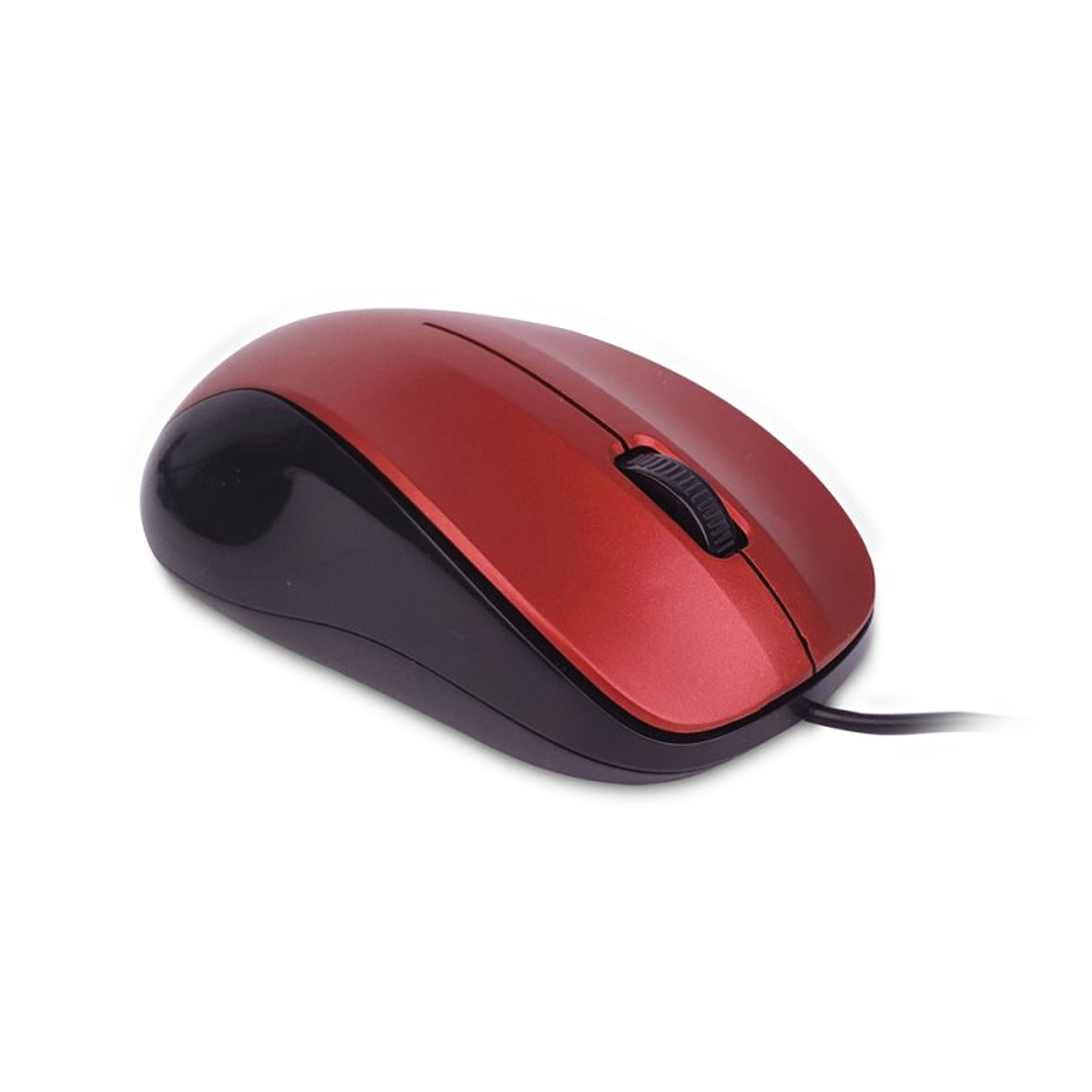 NGS Ratón Óptico WIRED RED 3