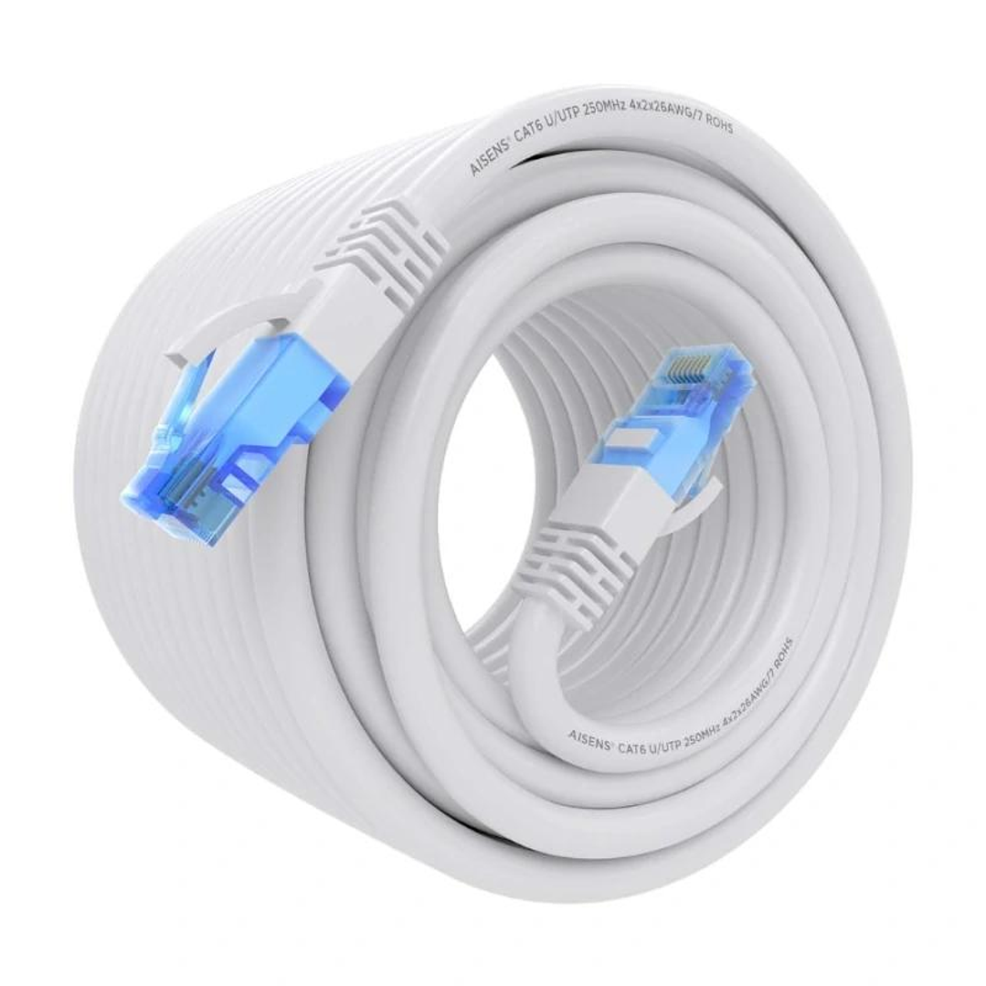 Aisens Cable RJ45 CAT.6 UTP AWG26 CCA Blanco 20m 3