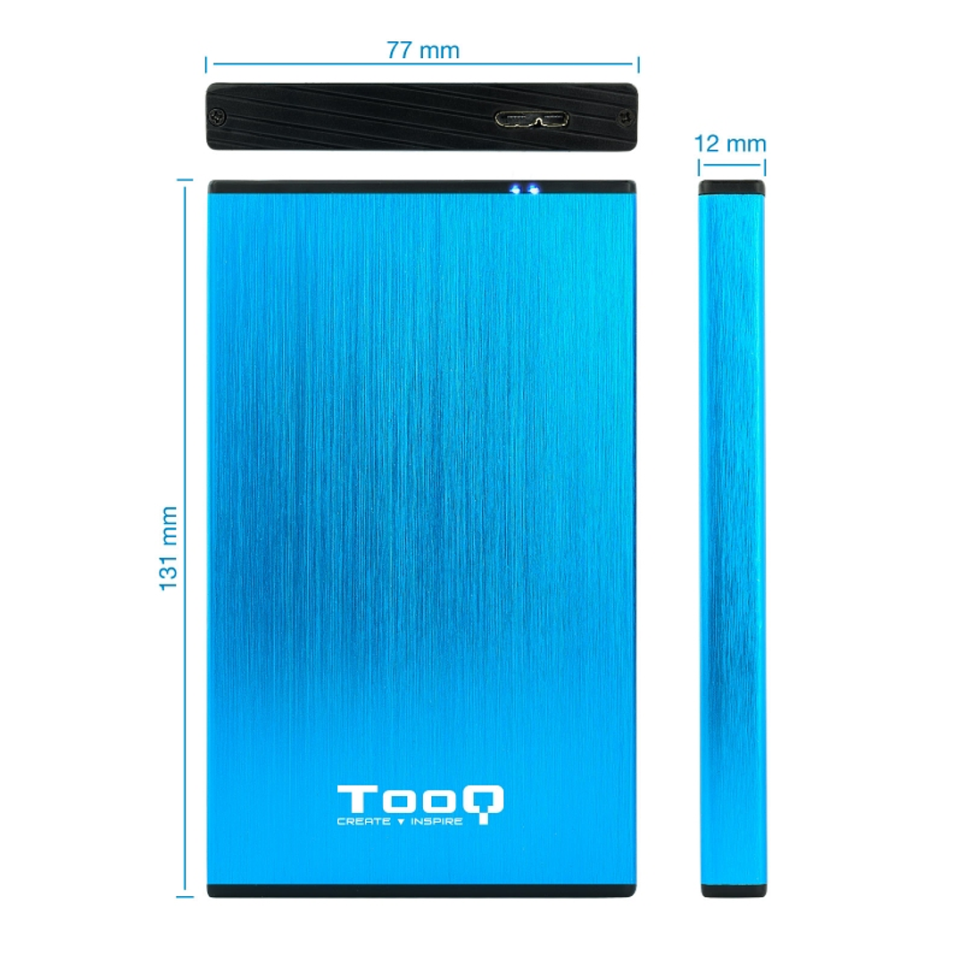 Tooq TQE-2527BL Caja HDD 2.5