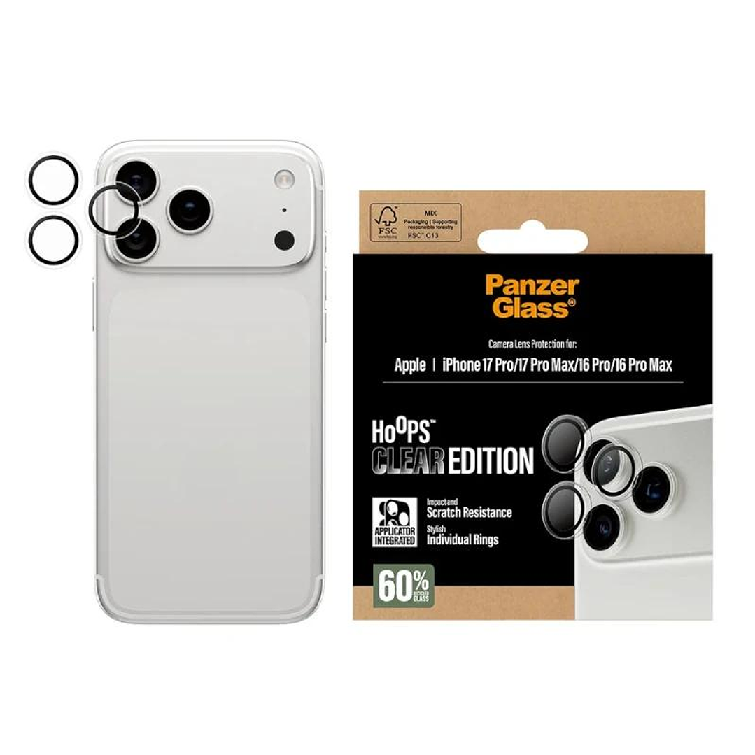 PanzerGlass Camera Prot. iPhone 16-17Pro/Max Trans 2