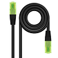 Nanocable Cable RJ45 Cat.6 UTP CCA 25cm Negro - thumbnail 1