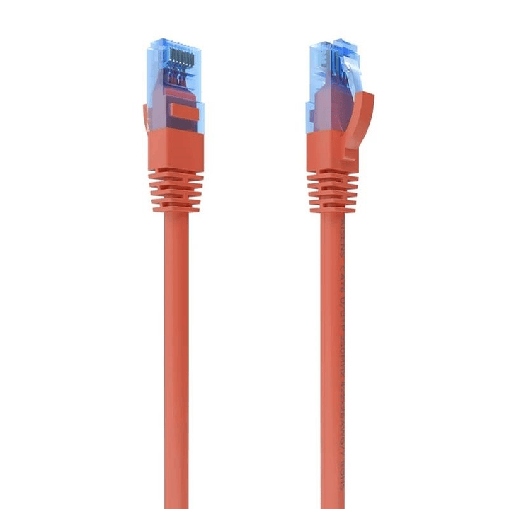 Aisens Cable RJ45 CAT.6 UTP AWG26 CCA Rojo 2.0m 1