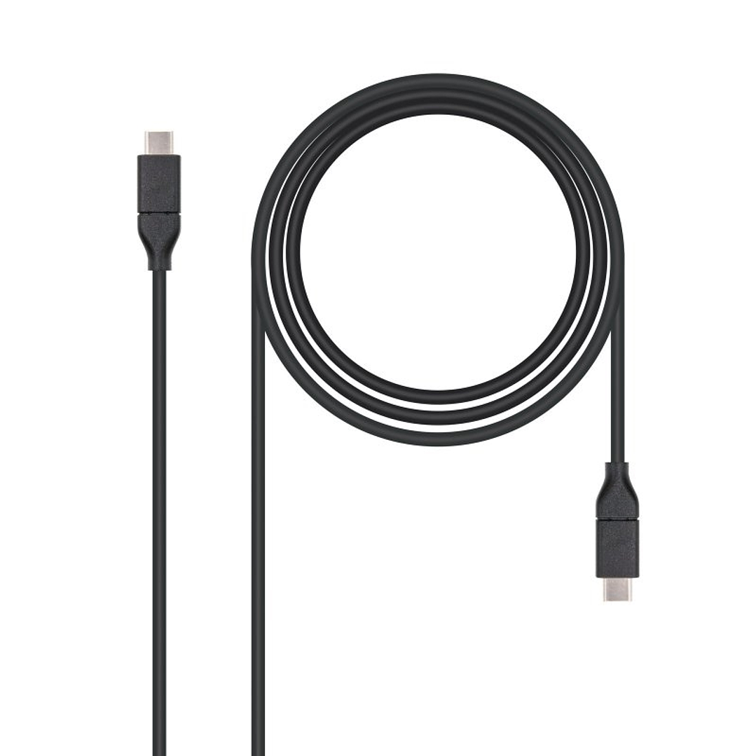 Nanocable Cable USB 3.1 Gen210Gbps USB-C A USB-C 1