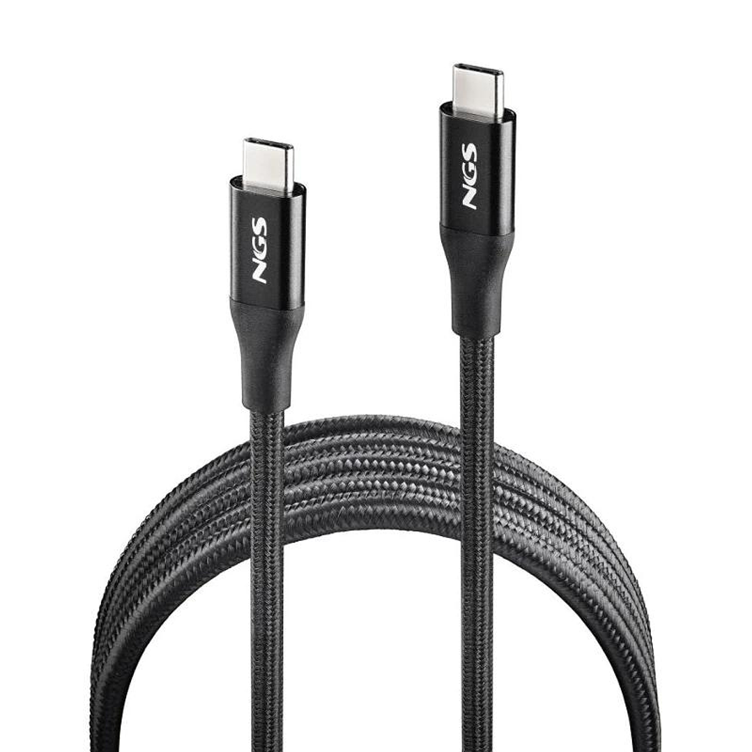 NGS CABLE CARGA RAPIDA USB A-USB-C 2.0 1MT 40GBPS 2