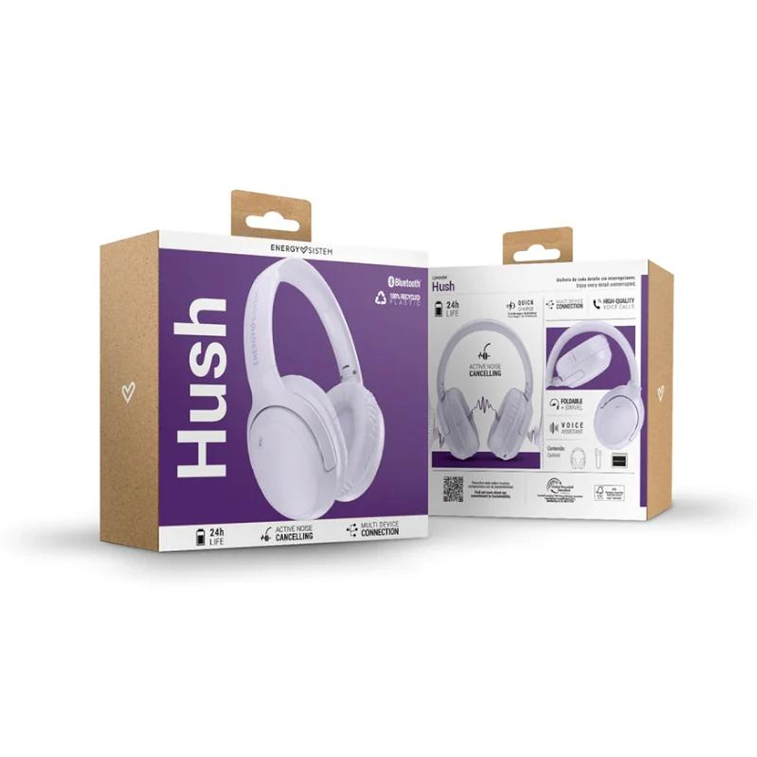 Energy Sistem Auriculares Hush Lavender BT ANC 4