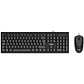 NILOX Kit Teclado+raton NXKME0011 Usb NEgro - thumbnail 1