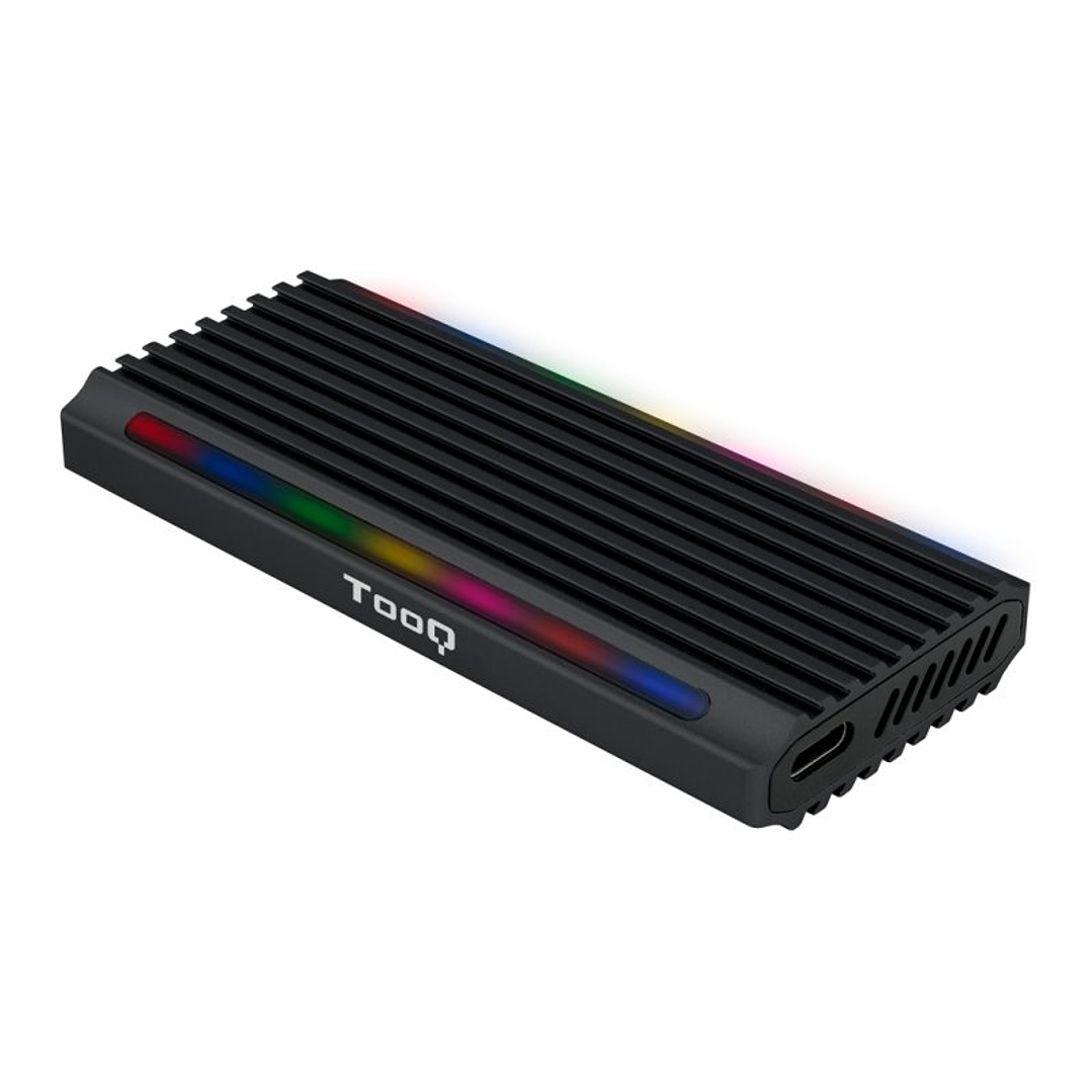 Tooq Caja Externa SSD M.2 NGFF/NVMe USB-C Negro 1