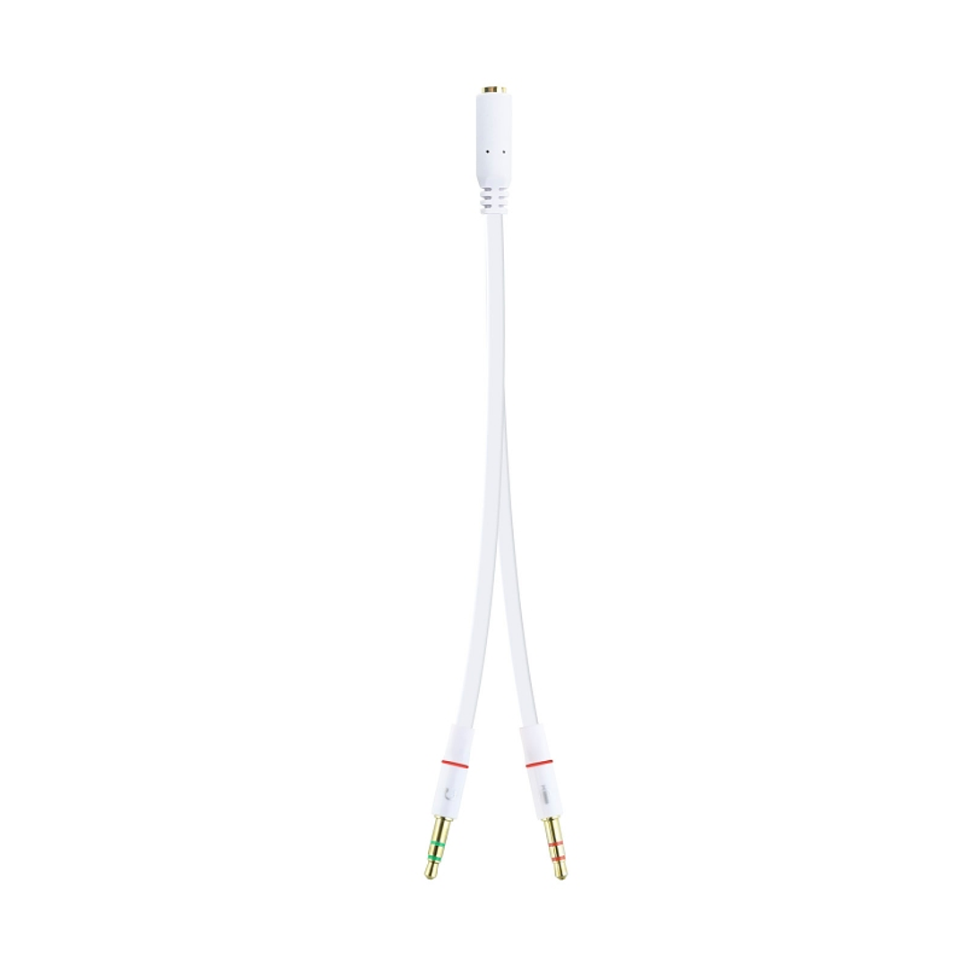 Nanocable Cable Audio Jack 3.5/H 2xJack 3.5/M 20cm 2