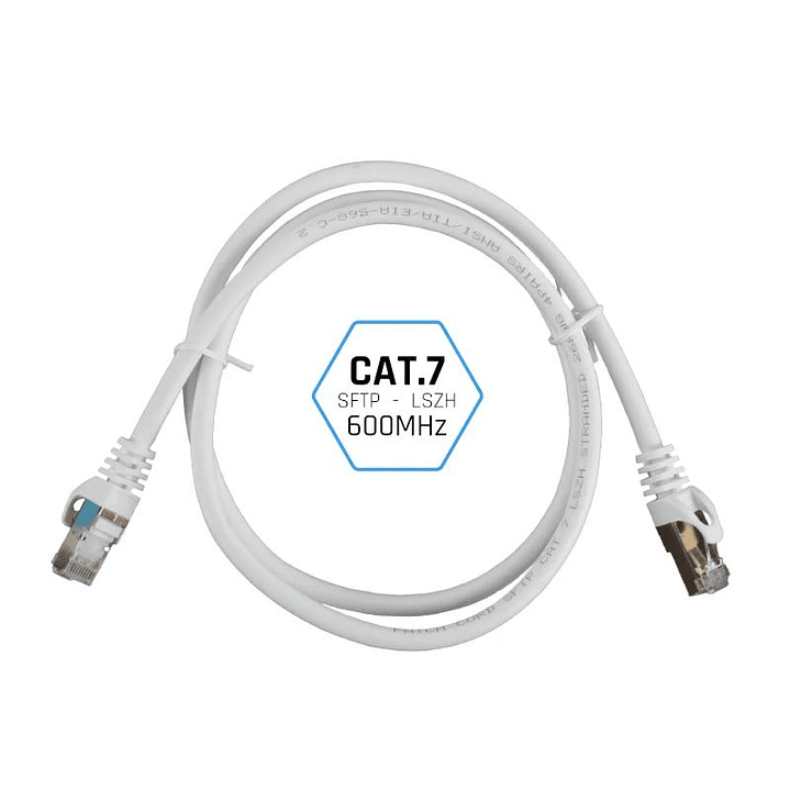 iggual Latiguillo CAT7 SFTP LSZH 15 metros blanco 2