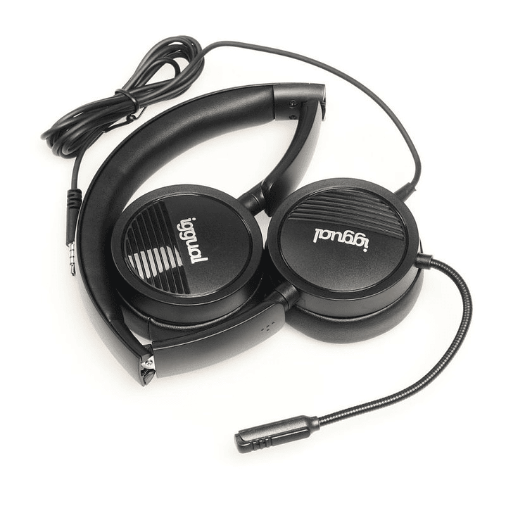 iggual Auriculares con micro Dual Tech USB/3,5 mm 3