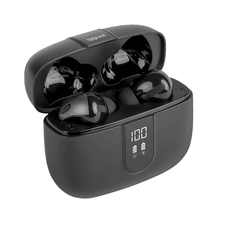 iggual Auriculares inalámbricos TWS Bluetooth negr 2