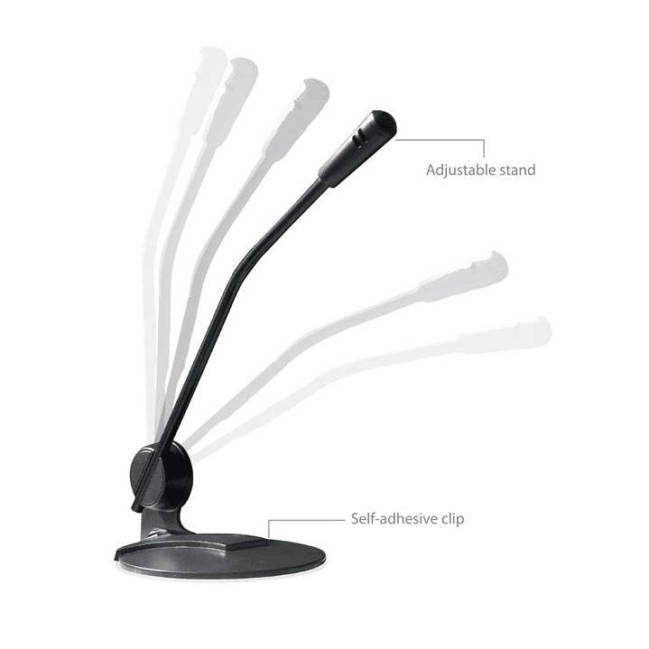 Ewent EW3550 Micrófono Multimedia Negro 2