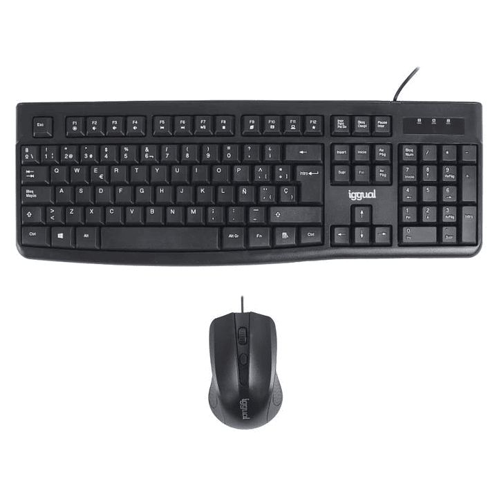 iggual Kit teclado y ratón CMK-BUSINESS2 negro 3