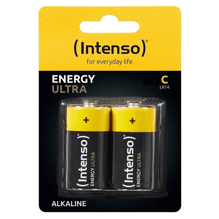 Intenso Pila Alcalina energy ultra CLR14 Pack-2 1