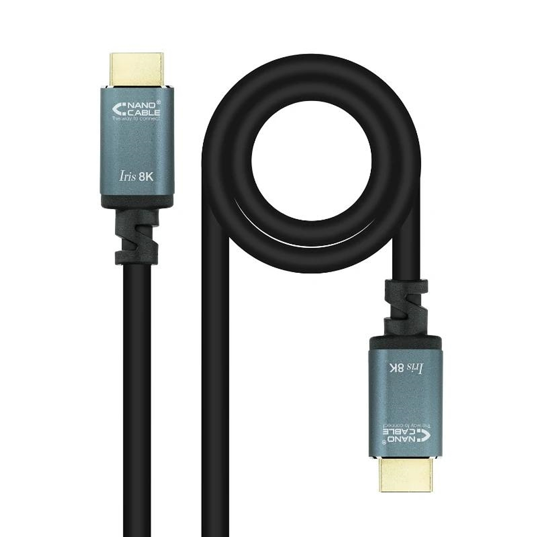 Nanocable Cable HDMI 2.1 IRIS 8K M-M 5 metros 1
