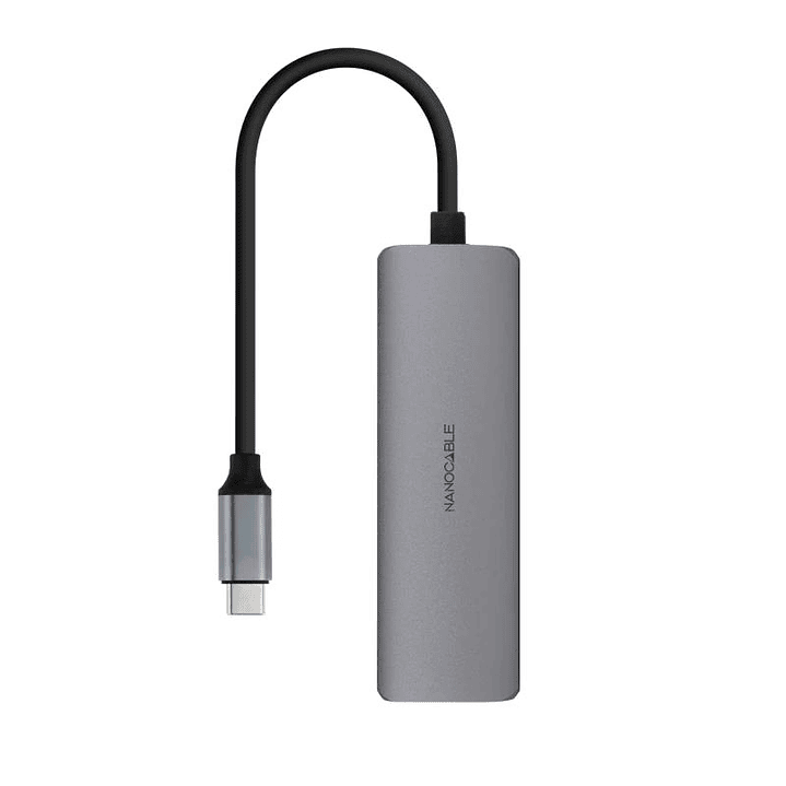 Nanocable Conversor USB-C Ethernet carga PD 2