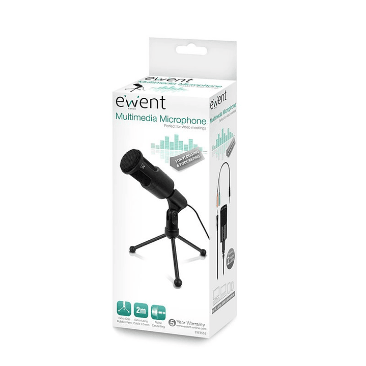 Ewent EW3552 Micrófono Multimedia Cancelación Ruid 4