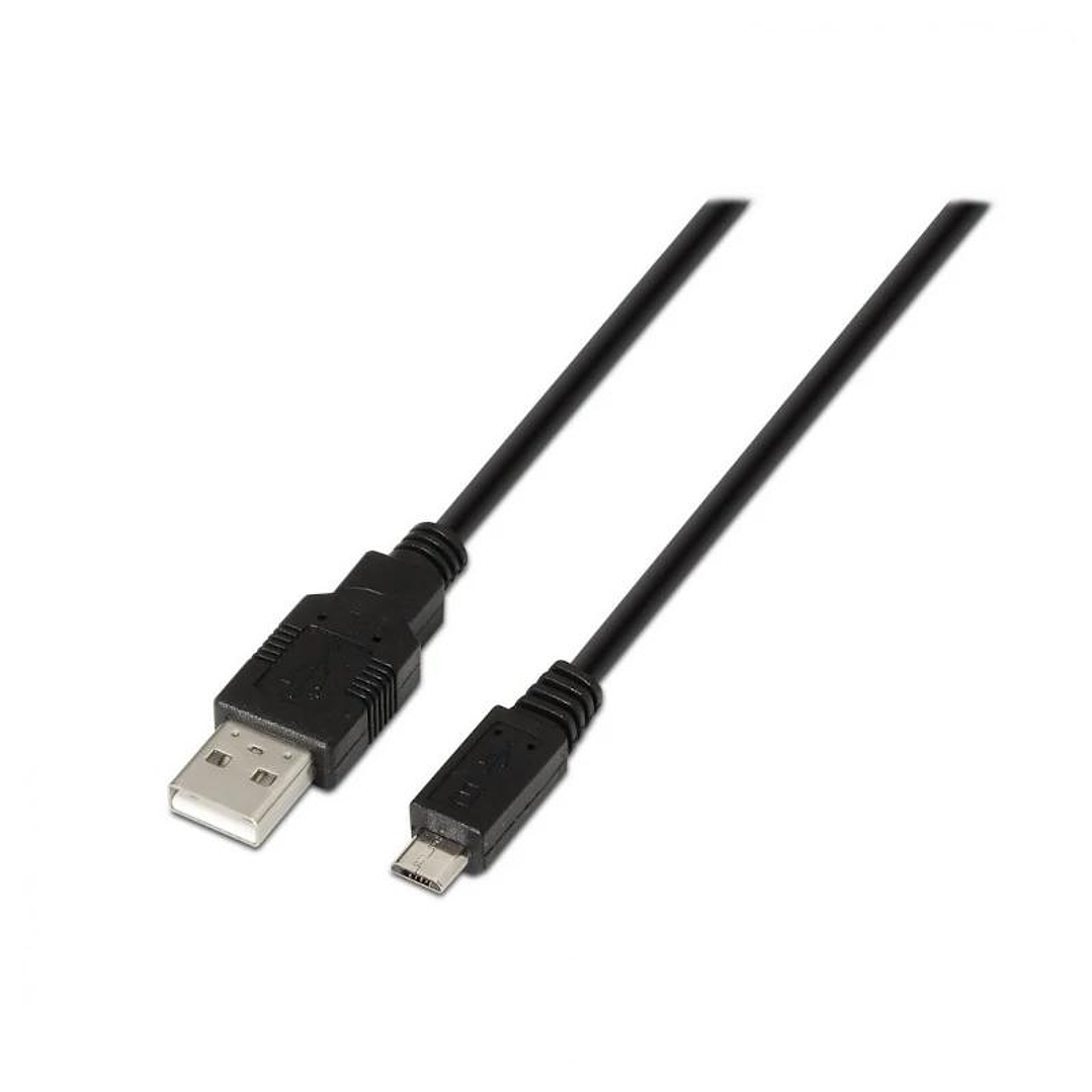 Aisens Cable USB 2.0 tipo A/M-Micro B/M negro 1.8m 2