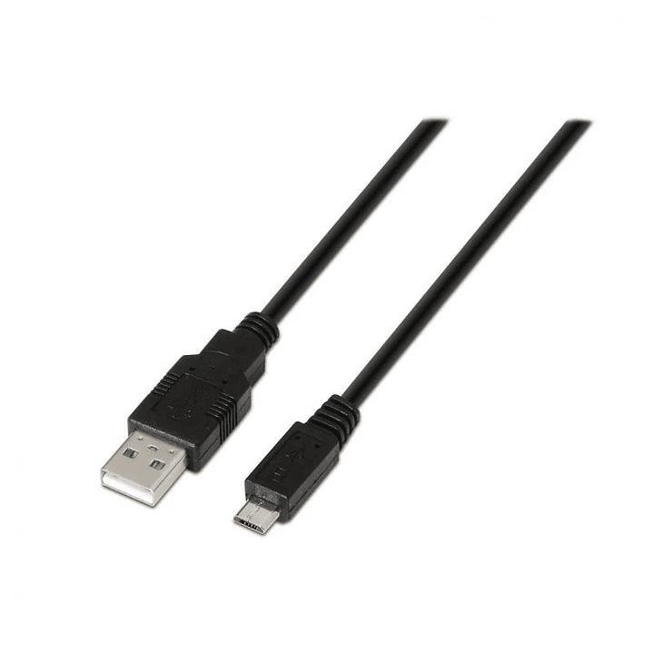 Aisens Cable USB 2.0 tipo A/M-Micro B/M negro 1.8m 2