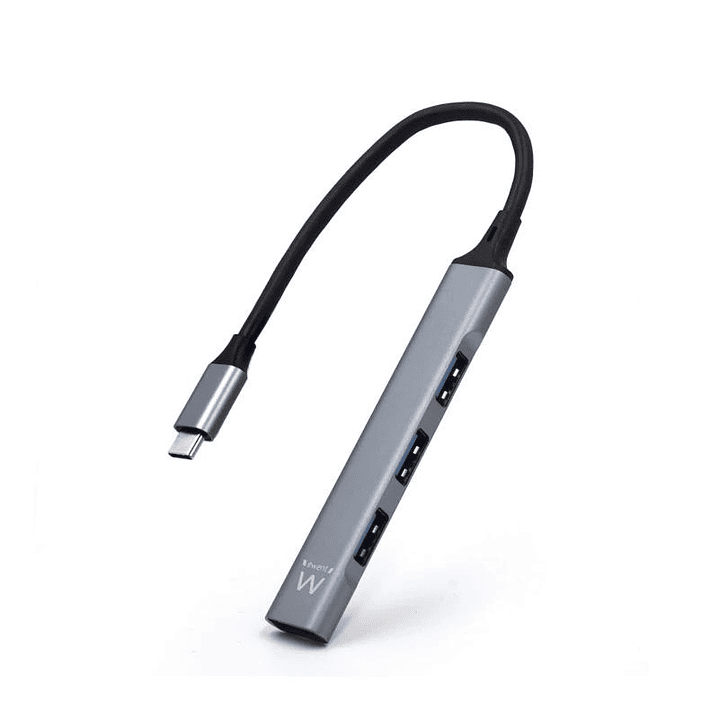 EWENT Hub Slim tipo C 4 puertos 1