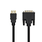 Aisens Cable DVI 18+1/M a HDMI A/M negro 1.8m - thumbnail 1