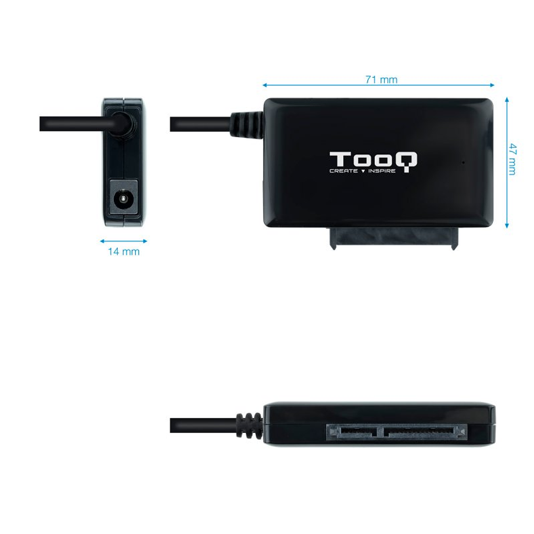 Tooq Adaptador USB 3.0 para discos 2,5