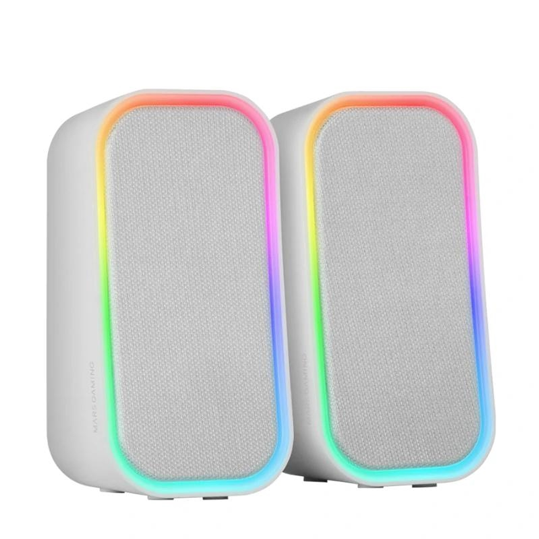 Mars Gaming Altavoz MS-OM BT 20W RGB Blanco 1
