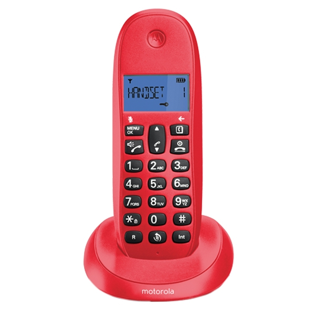 MOTOROLA C1001 LB+ Telefono DECT Cereza 1