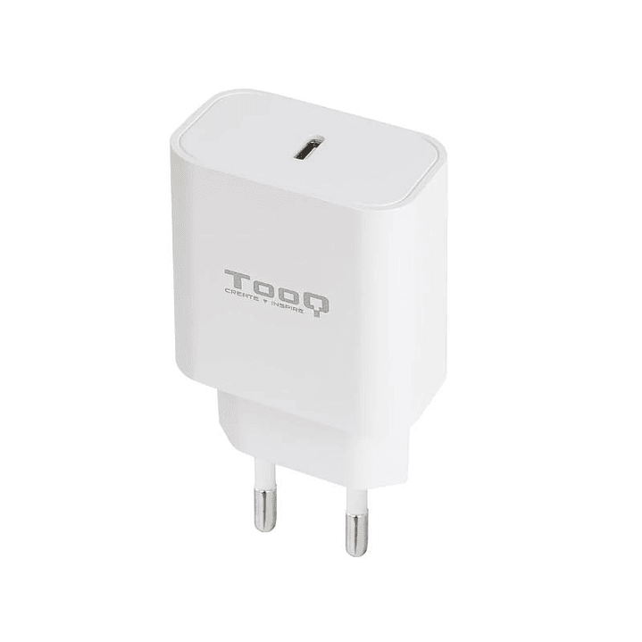 Tooq Cargador pared USB-C PD3.0 20W Blanco 1