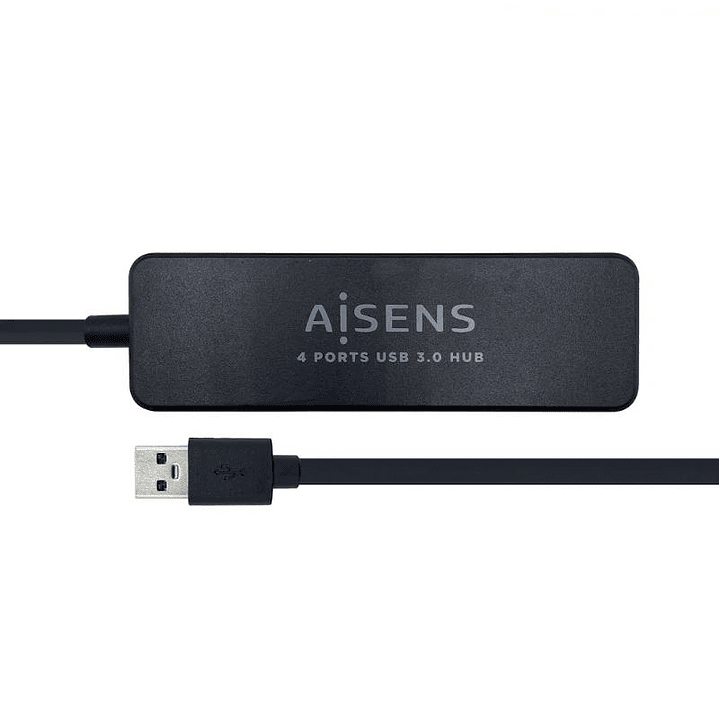 Aisens Hub USB 3.0 tipo A/M-4xtipo A/H negro 30cm 1