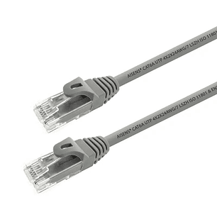 Aisens Latiguillo RJ45 LSZH CAT.6A UTP blanco 25cm