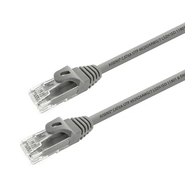 Aisens Latiguillo RJ45 LSZH CAT.6A UTP blanco 25cm 1