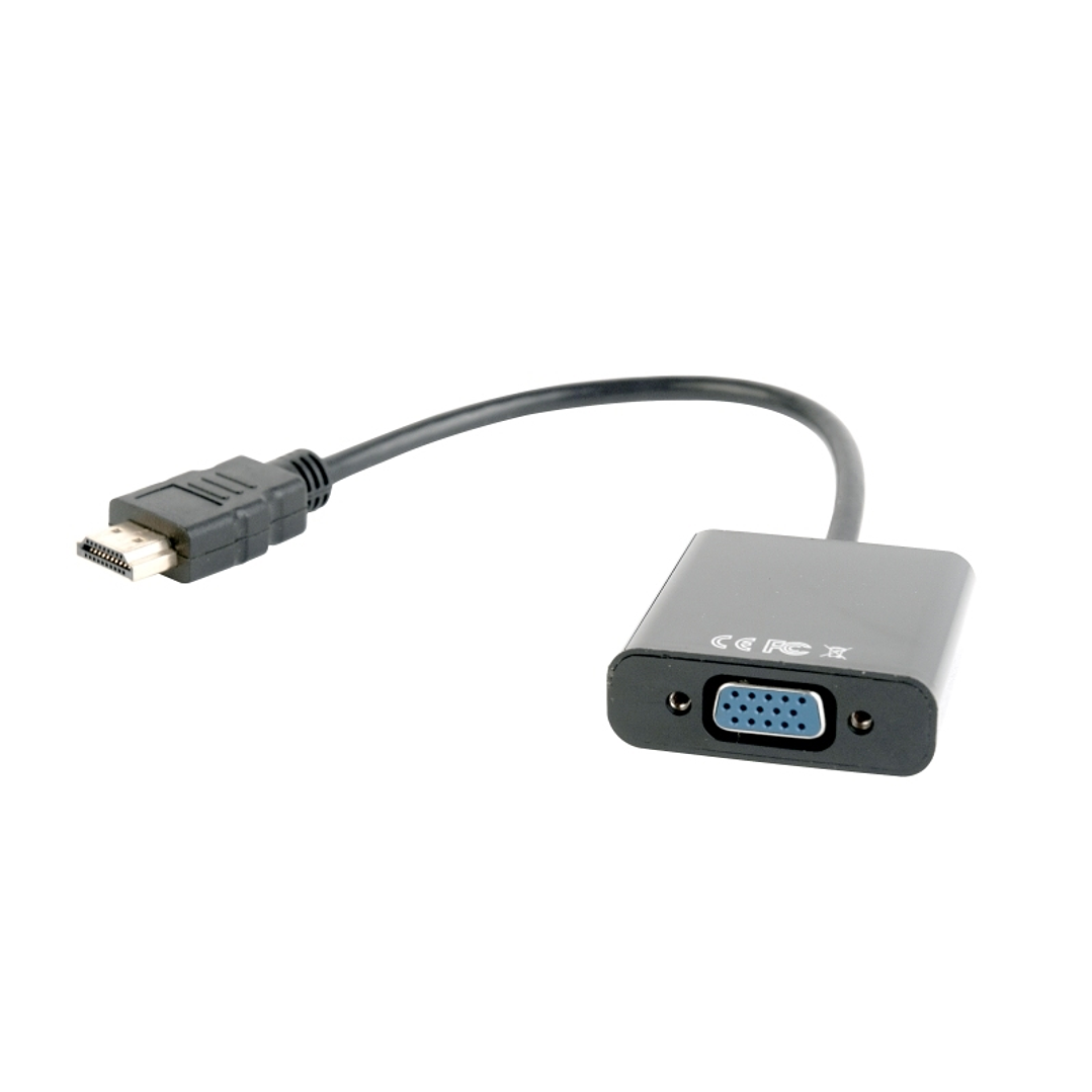 Gembird Adaptador HDMI(M) a VGA(H) + Audio 1