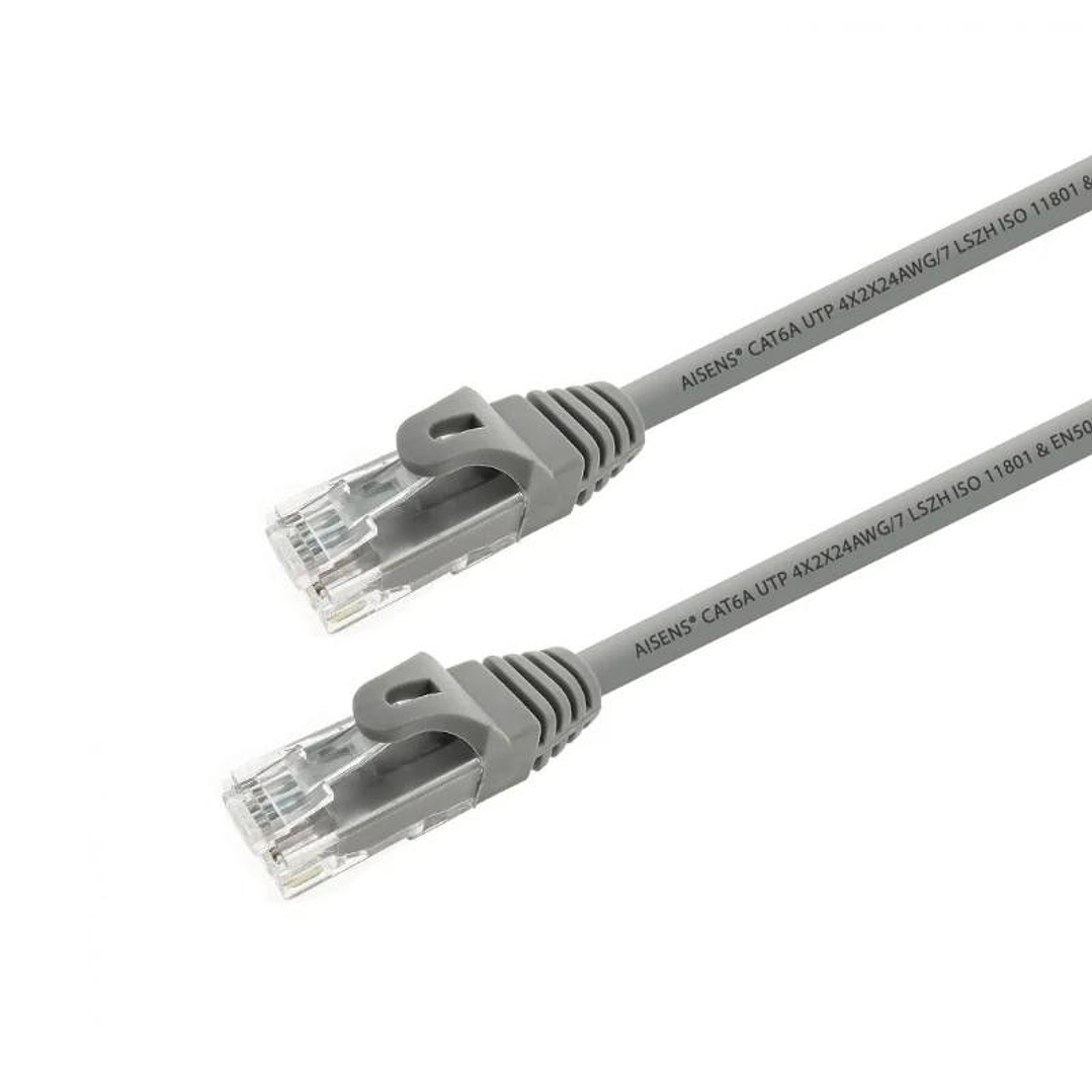 Aisens Latiguillo Rj45 Cat.6A Utp Gris 5.0M 1