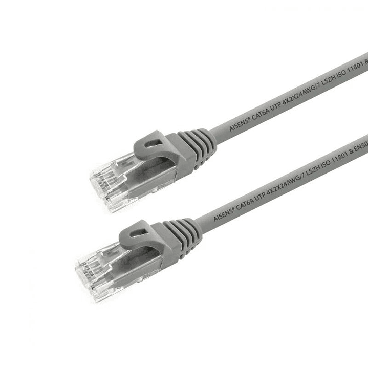 Aisens Latiguillo Rj45 Cat.6A Utp Gris 5.0M 1