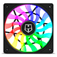 NOX HUMMER SLIM-Fan ARGB 120mm - Thumbnail 1
