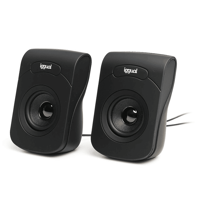 iggual Altavoces 2.0 6W mini-jack + USB 1